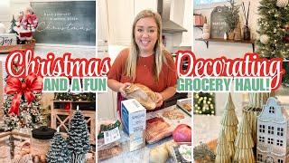 CHRISTMAS DECORATING IN MURRELLS | FUN GROCERY HAUL | SPEND THE DAY WITH US