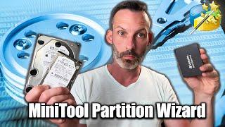 Eines der besten Festplatten-Tools Minitool Partition Wizard!