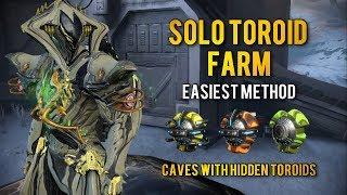 Warframe: SOLO TOROID FARMING | ALL 14 CAVES WITH HIDDEN TOROIDS