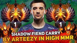 SHADOW FIEND CARRY by ARTEEZY in HIGH MMR vs DM DOTA 2!