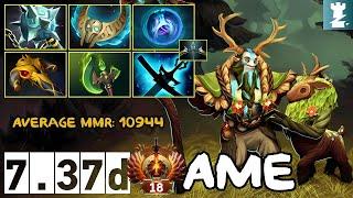 Ame - Nature's Prophet  Carry - Average MMR: 10944 - 7.37d - Immortal Dota