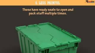 10 Benefits of Reusable Plastic Moving Containers over Cardboard Boxes