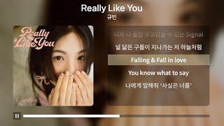 규빈 - Really Like You [가사 | Lyrics]