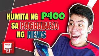 PAANO KUMITA NG UNLIMITED 400 PESOS SA PAGBABASA NG NEWS | CASHZINE APP LATEST TUTORIAL + REVIEW