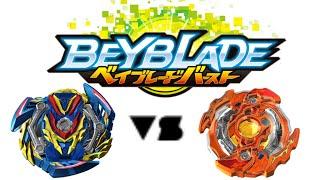 Slash Valkyrie Blitz Power Retsu VS Rising Ragnaruk Gravity |  Beyblade Burst GT/Rise