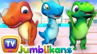 The Exercise Song with Jumblikans Dinosaurs - ChuChuTV Toddler Learning Videos