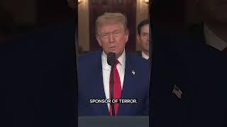 Trump: 'Iran... must now make peace'