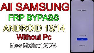 (Finally Without Pc 2024) Samsung Galaxy FRP/Google Account Lock Remove Android 13/14