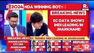 Breaking News: Election Commission Shows INDI Alliance Leading In Jharkhand | Republic TV