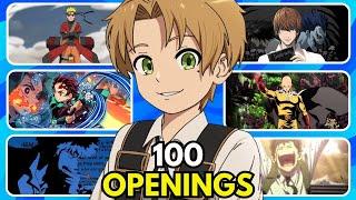 ANIME OPENING QUIZ - 100 OPENINGS [BANGER EDITION]