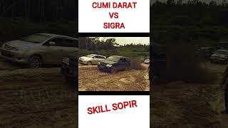 ISUZU PANTHER VS DAIHATSU SIGRA DI TANJAKAN LUMPUR JALUR OFFROAD