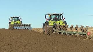 Orba 2023 s Claas Axion 960 + Agropa a Claas Axion 940 + Regent