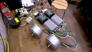 Dual Golden Motor HPM3000B 72V 3kW motor test