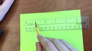 1/4 inch Ruler Warm-up Drill