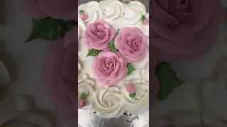 Color-changing flowers: Was it worth it?  #cake #cakedecorating