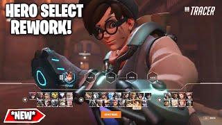 This *NEW* Hero Select Rework is AMAZING! - Overwatch 2