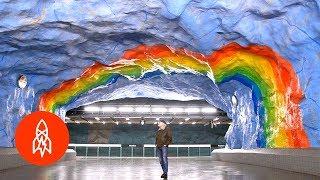 Marvel at Stockholm's Subway Art