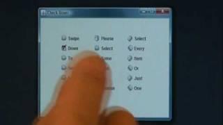 Contact Area Interaction with Sliding Widgets