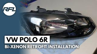VW Polo 6R 2009+ | Bi-Xenon HID Headlight Projector Upgrade installation.
