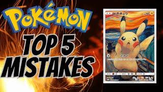 My Top 5 WORST Pokemon Investing/Collecting Mistakes