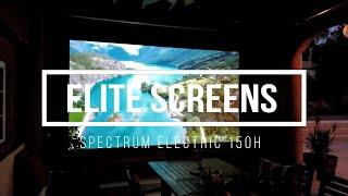 Elite Screens Spectrum Series 150” Electric Motorized Projection Screen | Joelster Review