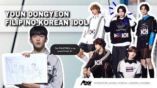 Youn Dongyeon is Filipino-Korean (from @POW_Official) on a KPOP Show LOUD | JYP TEAM