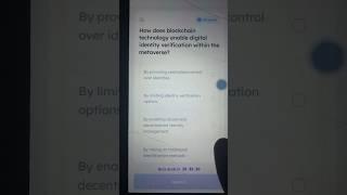How does blockchain technology enable digital  ID verification within D metarverse? #marinaprotocol