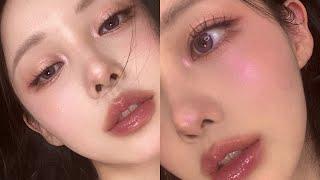 청순열매 먹은 촉촉 핑크빔 메이크업 Pink Beam Makeup