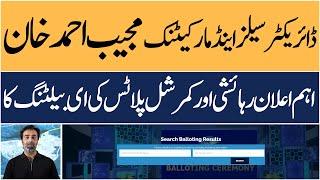 Capital Smart City Islamabad | E-Balloting Announced by Mujeed Ahmed Khan Director Sales & Marketing