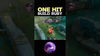  WATCH THIS - BEST BUILD RUBY 2024~ MLBB  #mobilelegends #onehitbuild #ruby #shorts