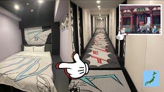 Japan’s Cartoon Design Hotel in Asakusa & Tokyo Tour ️| Stay at HOTEL TAVINOS ASAKUSA