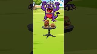 Monster Burger #animation #funny #cartoon #english #morsom