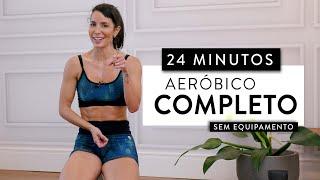 Treino CARDIO completo 24 minutos para QUEIMAR GORDURA - Carol Borba