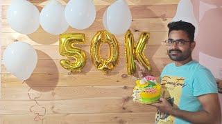 My 50k subscribers complete // thank you so much all my subscriber