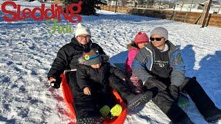 SLEDDING l Winter Wonderland l Winter Bower Ponds