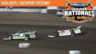 DIRTcar Summer Nationals Late Models | Davenport Speedway | June 18, 2024 | HIGHLIGHTS