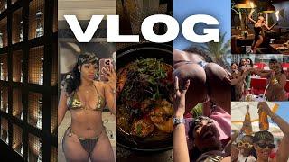 VLOG:THE PAST CAME BACK AGAIN! LAS VEGAS GIRLS TRIP  ,THE Strip, & BDAY Celebration  + AIRPORT DRAMA