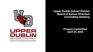 UDSD Finance Committee Meeting (4/23/2025)