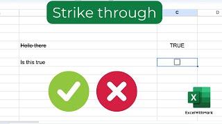 How To Strikethrough On Google Sheets