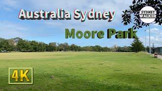 [4K Walk] Walking to Moore Park in Sydney Australia | pass by Fox Studio Australia