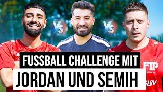 Fussball Challenge vs. Jordan & Semih |  Wie gut sind die Twitch-Stars?