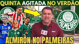 BAITA REFORÇO NO VERDÃO! PALMEIRAS SURPREENDE E ENTRA NA BRIGA POR MIGUEL ALMIRÓN.