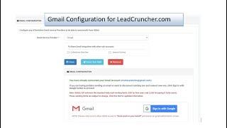 How to Send Emails from LeadCruncher.com via Gmail