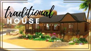  Traditional Malay House (Rumah Melayu Tradisional) | No CC | The Sims 4 Speed Build