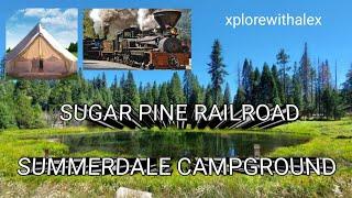 Yosemite Mountain Sugar Pine Railroad and Summerdale Campground in Fish Camp, CA