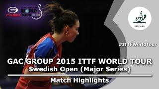 Swedish Open 2015 Highlights: TAYLAKOVA Maria vs LIU Qi (Pre)