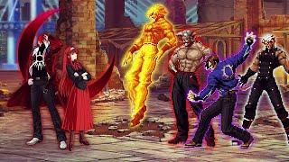 [KOF Mugen] Original Iori XIV Vs Ultimate Random Bosses Team