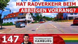 Radfahren in Hamburg (Teil 147) | Fahrrad Dashcam Hamburg