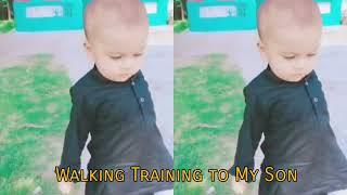 Walking training to my 1 year son | @Baba Masoom Shah Darbaar | MTH Vlogs