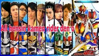 Kamen rider den o All henshin and finisher series